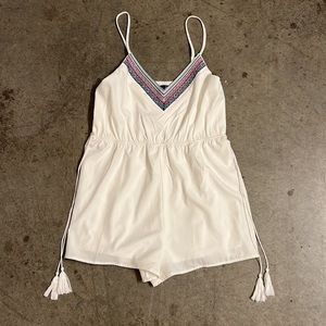 White Romper from Blue Rain, Size L